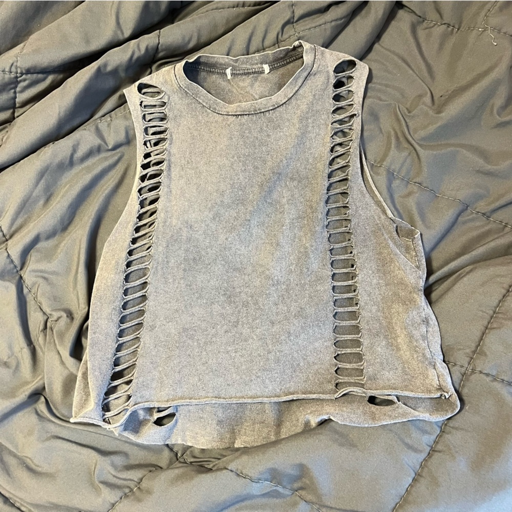 Distressed Muscle Tank